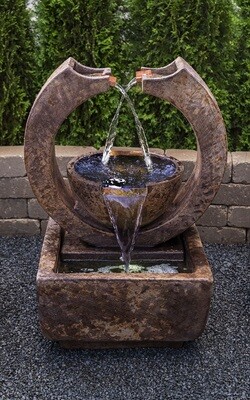 CRESCENT TWO-SPILL FOUNTAIN