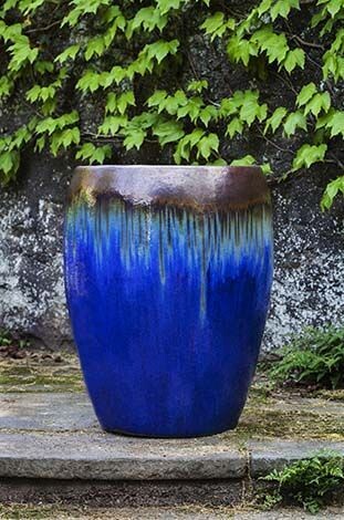 Polaris Planter-Bronze Blue