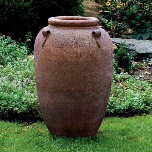 4-handle Jar-Sandblasted