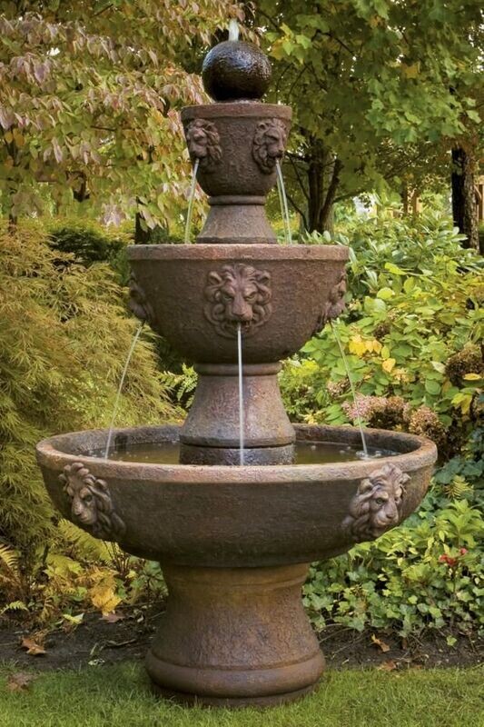 79" Gabriel Lion Head Fountain