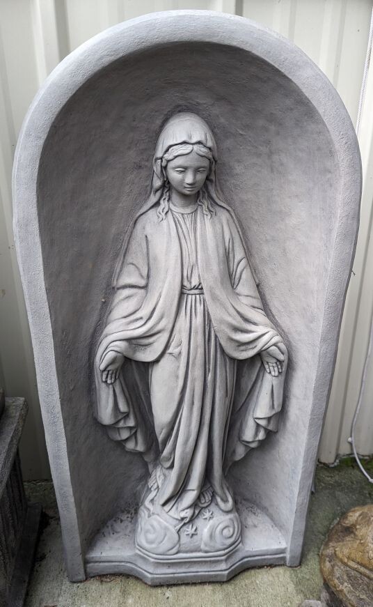 30" Blessed Mother & Grotto (One Piece)