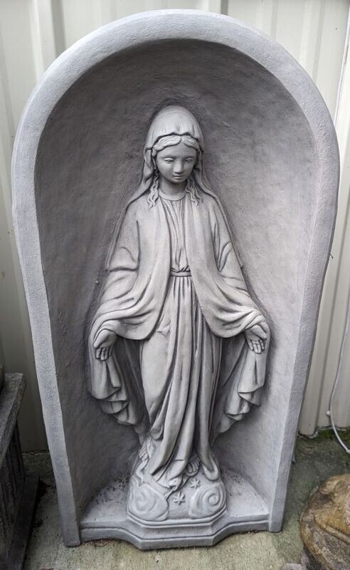 30" Blessed Mother & Grotto (One Piece)
