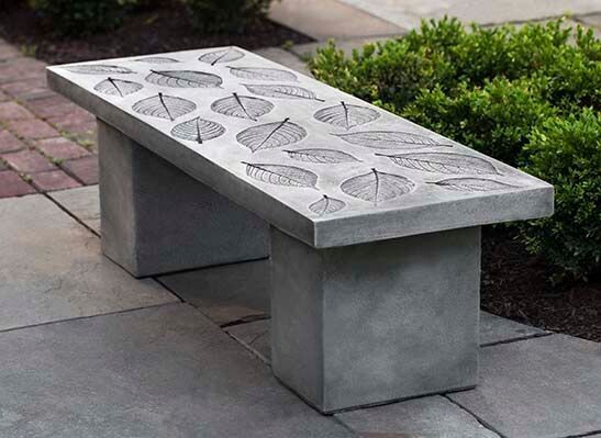 Hydrangea Leaf Bench