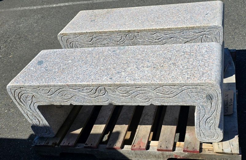 SOLID GRANITE BENCH 44"