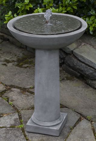 Cirrus Birdbath Fountain