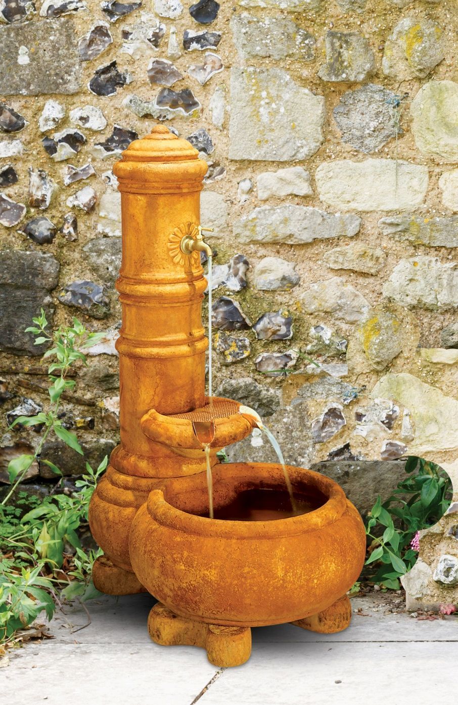 CYLINDER COLUMN WELL FOUNTAIN