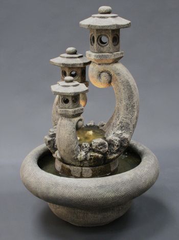 Garden Lantern Fountain