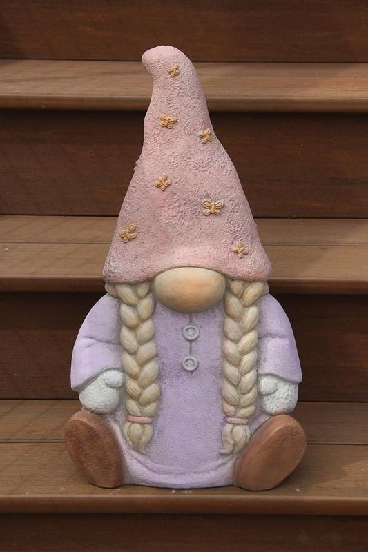 Butterfly Garden Gnome - Girl Butterfly Garden Gnome - Girl