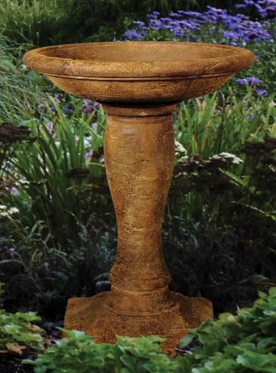 Europa Plinth Birdbath