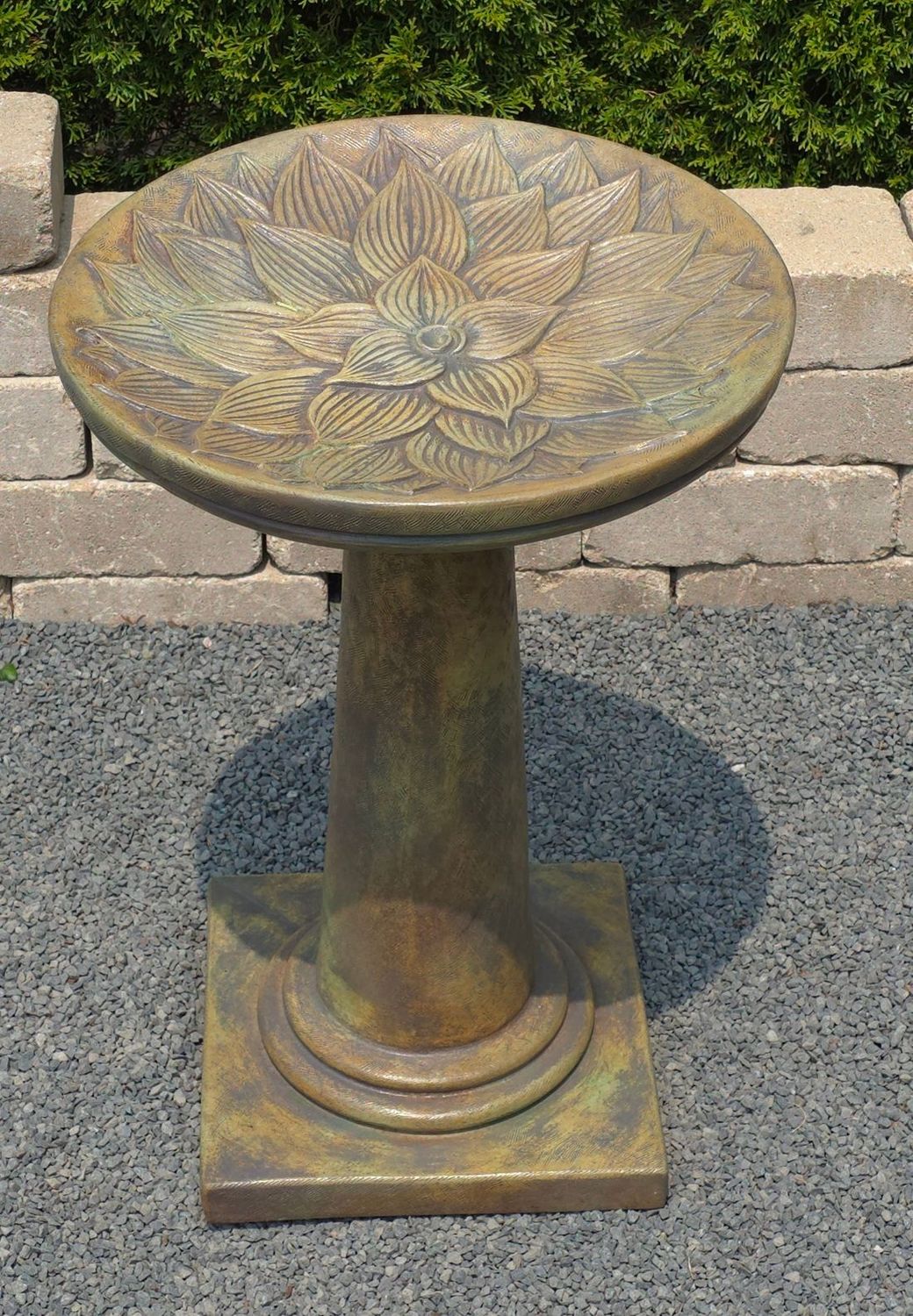 Hosta Birdbath