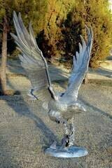 Eagle on Dish Eagle on Dish