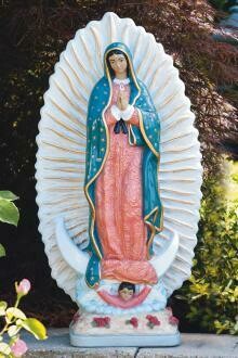 29 29" Our Lady of Guadalupe-Detailed Stain