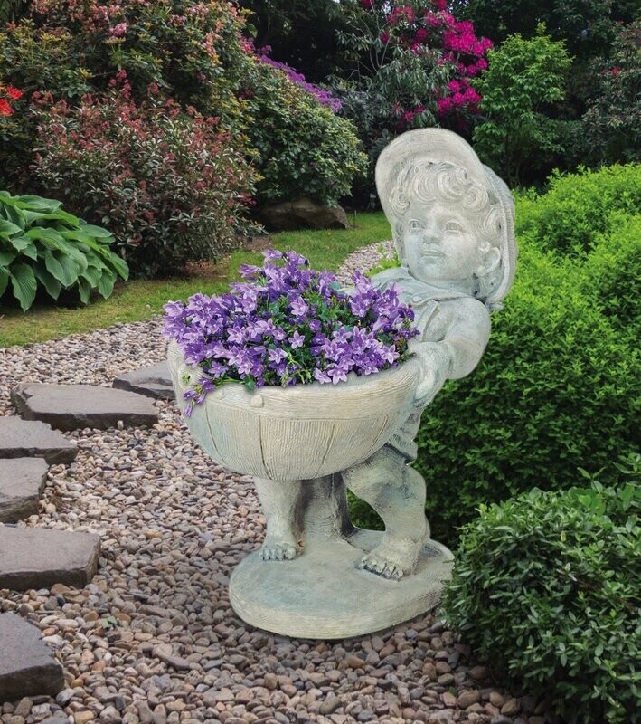 PETITE FLOWER BOY PLANTER