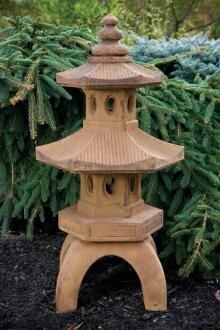 42 42" Two Tier Bamboo Pagoda