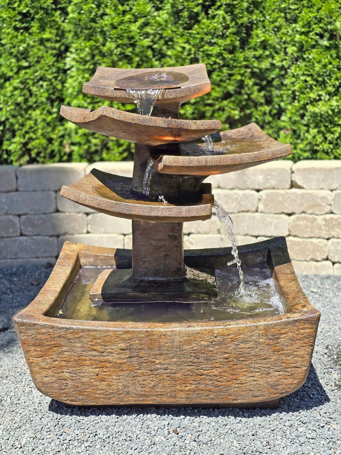 Zen Plates Fountain Zen Plates Fountain