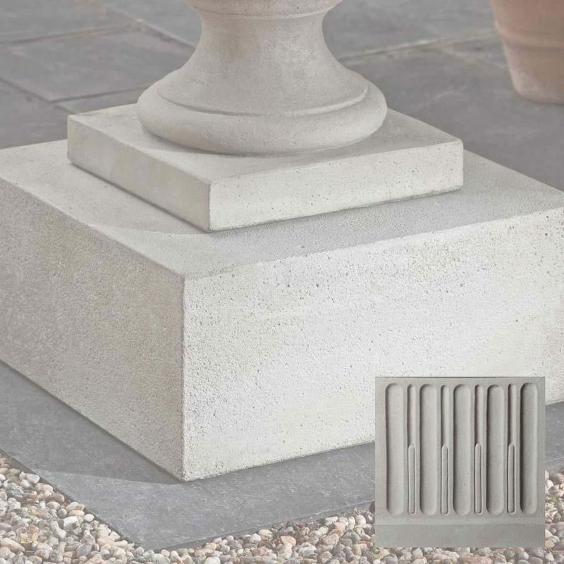 Textured Low Square Pedestal