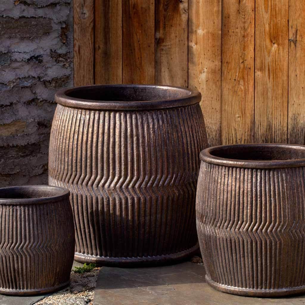 Rain Barrel Planters