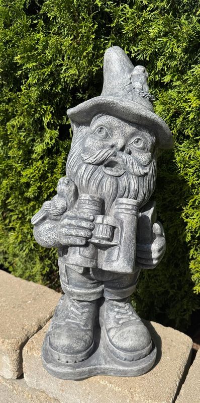 Bird Watcher Garden Gnome