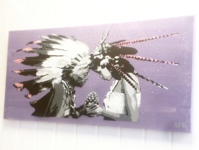 AFK ARTWORKS “WISDOM” Canvas/Lerret
