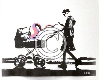 AFK “CONNECT” CANVAS/LERRET Gatekunstner fra Bergen
