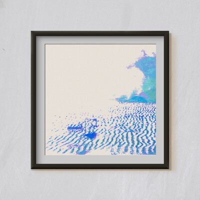 Snowy Desert - Artwork Professionally Framed