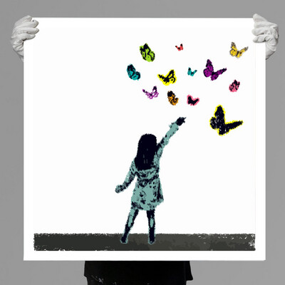 “ Butterfly Feeling ” -  Aleksander Gunther - 65x65cm Limited Edition Fineart Print