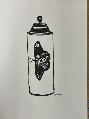 Spraycan - Nun In A Moth
