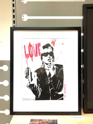 LØVE 1/1 Hollyhock X Aleksander Günther Collaboration - Screenprint With Handfinished Elements