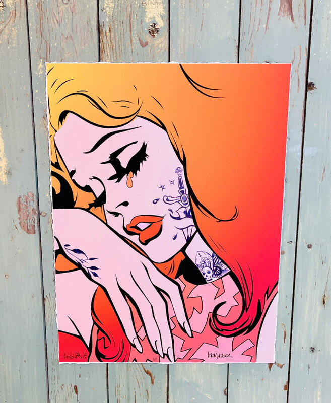 tattooed girl - Hollyhock x Aleksander Gunther 3/5