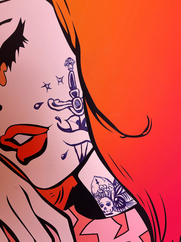 tattooed girl - Hollyhock x Aleksander Gunther 3/5