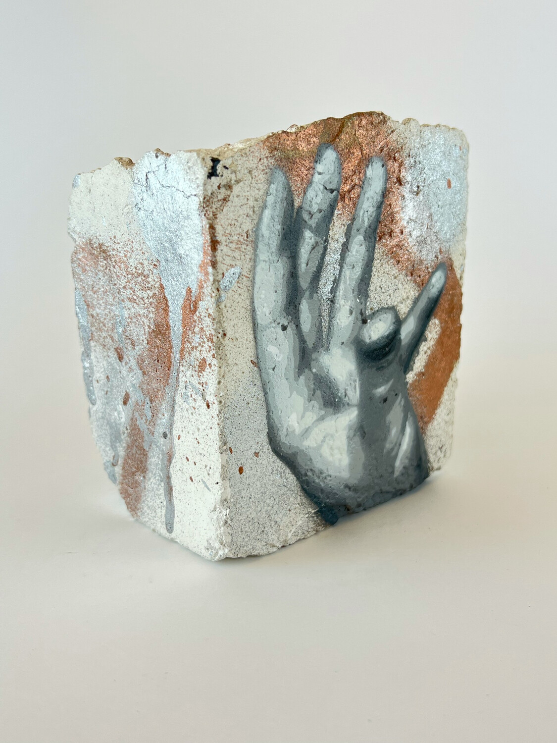Sculpture - Brick “ Hand “ by VONDIECHE