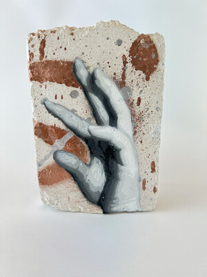 Sculpture Brick - “Hand” by VONDIECHE