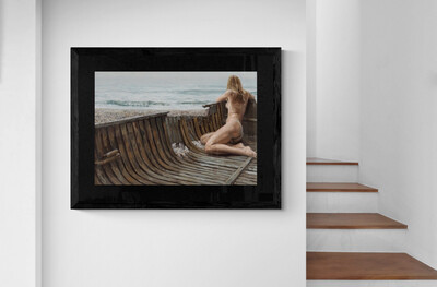 The broken boat - Giclee print, image 70x99cm - Michele Del Campo