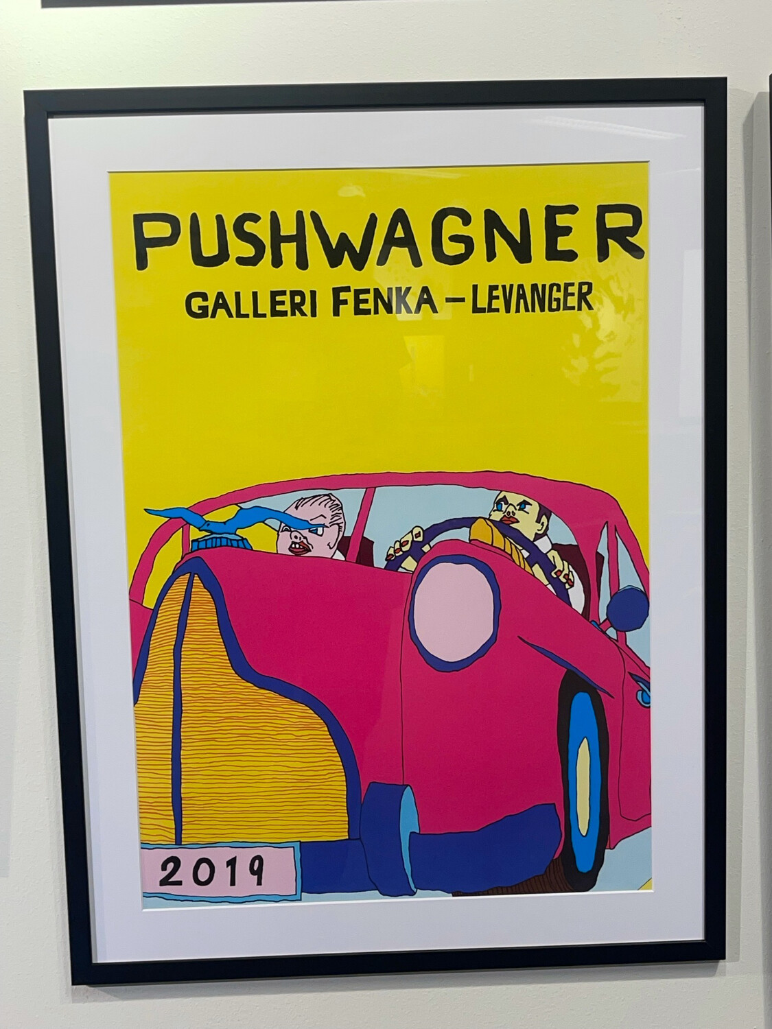 PUSHWAGNER - Galleri Fenka. Profesjonelt Innrammet.