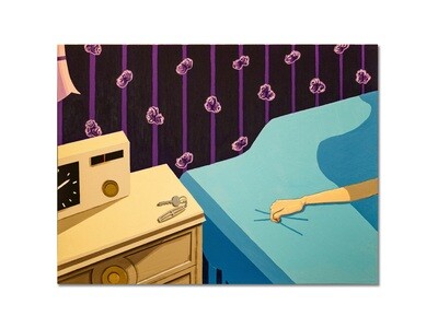 A Night At The Motel - Original Artwork on Canvas by Heidi Lee Mannes