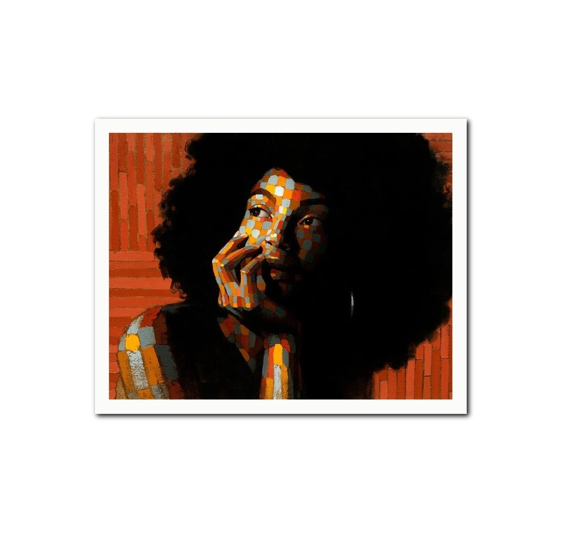 Afrolicious Red (Print) - Harem