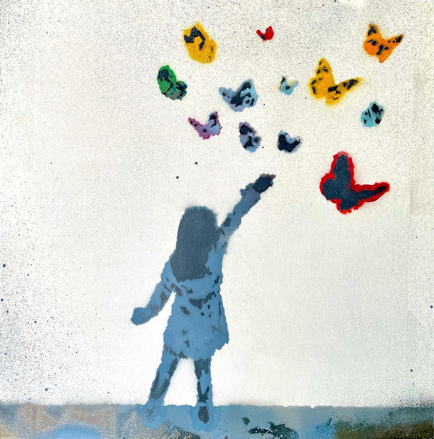 Butterfly Feeling - Canvas