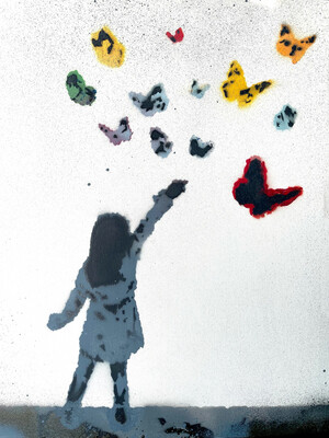 Butterfly Feeling - Canvas