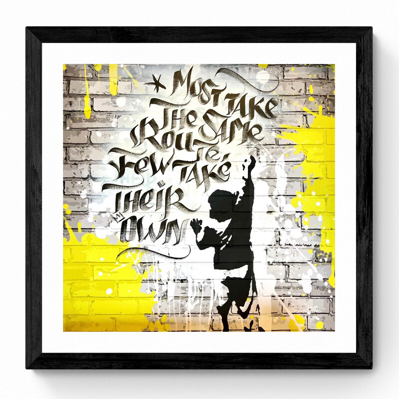 Most Take The Same Route, Few Take Their Own (Sagaz x Aleksander Gunther Collab)