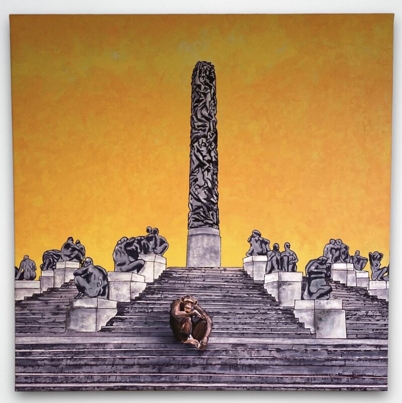 &quot; Apekatt i Vigelandsparken &quot; Av Markus Günther