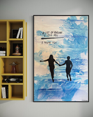 A List Of Reasons - original på canvas