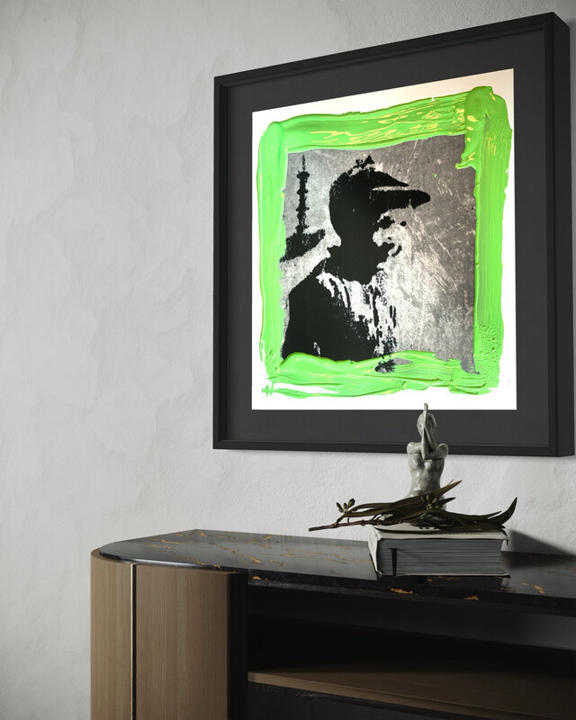Vikaguten - Green Window - One of a kind