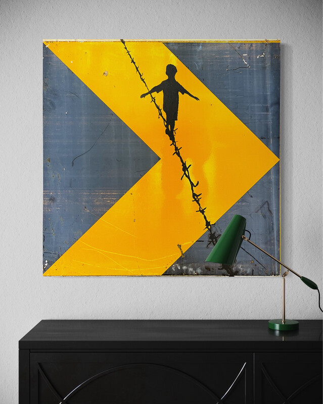 Barbwire boy - balancing through life