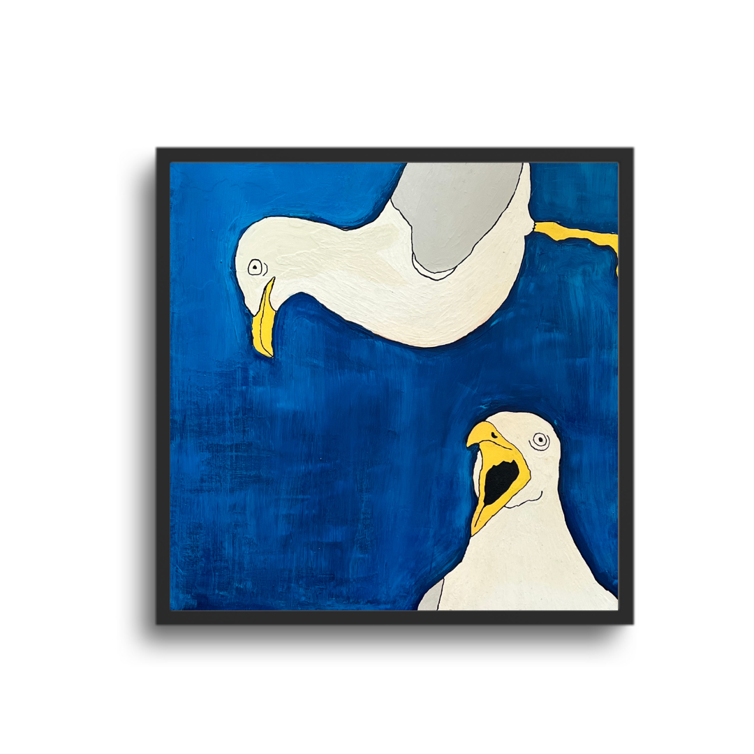 &quot; Måkefaen - Marineblå &quot; Av Markus Günther