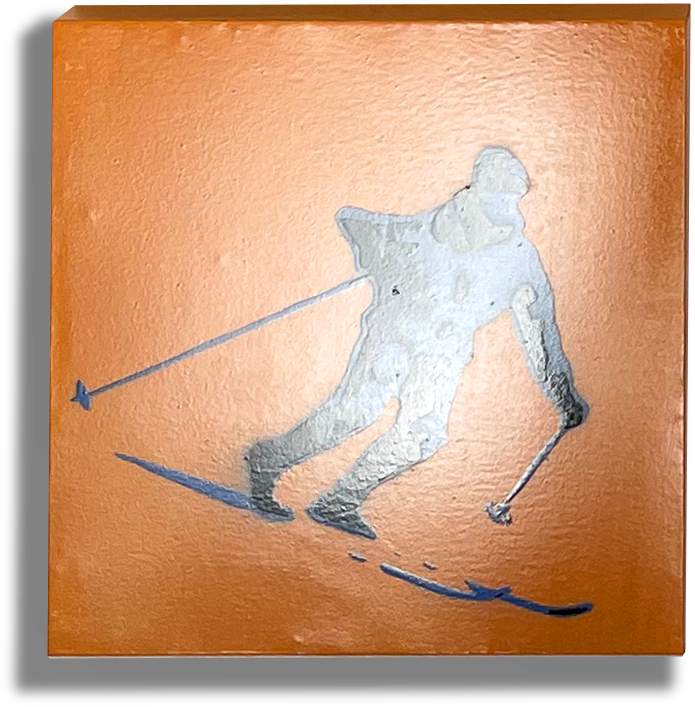 Påskesnø (Lilla &amp; oransje) - Aleksander Gunther