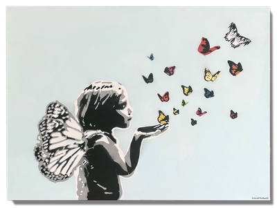 Sommerfugl i Vinterland / Skyblue