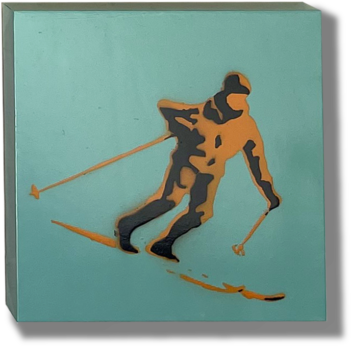 Påskesnø (Oransje &amp; Turkis) - Aleksander Gunther