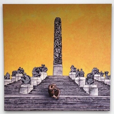 " Apekatt i Vigelandsparken " Av Markus Günther