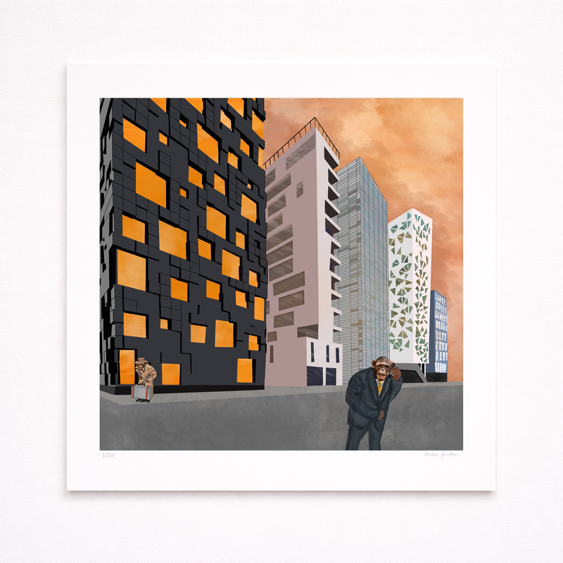 Monkey Business (trykk) - Markus Gunther