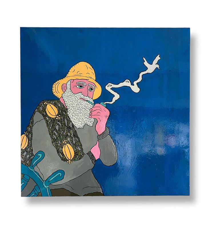 " Drømmer meg bort - Fiskeren Marineblå " Av Markus Günther